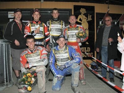 Matěj Kůs s&nbsp;týmem, sezona 2008