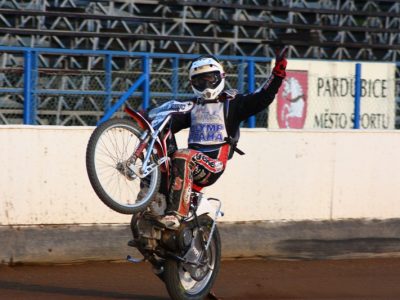 Matěj Kůs na dráze, Extraliga, Pardubice, 2009