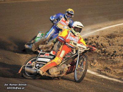 Matěj Kůs na dráze, Kolejarz Opole – Olymp Praha, 2010