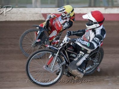 Matěj Kůs na dráze, Redcar Bears – Glasgow Tigers, 2011