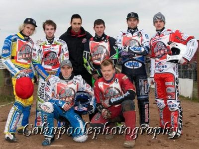 Matěj Kůs s&nbsp;týmem, Newcastle Diamonds – Redcar Bears, 2012